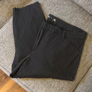 Dark Gray Pinstripe Trousers